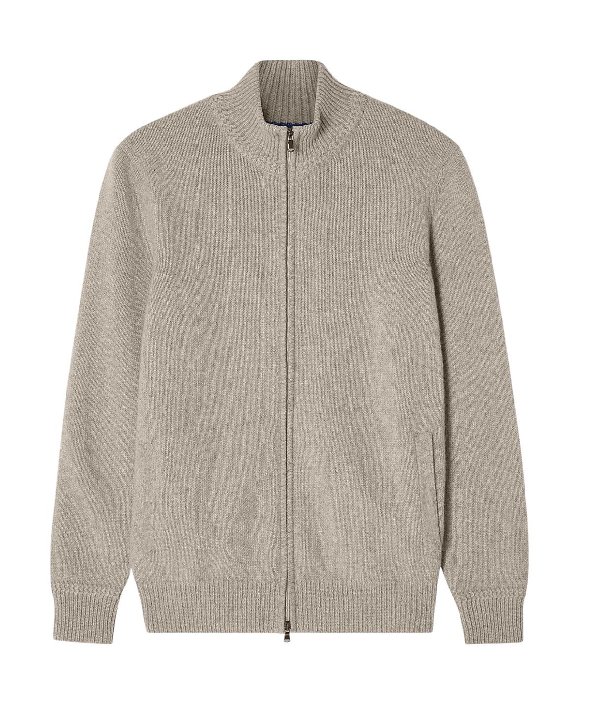 Robert Talbott Graham Cashmere Blend Full Zip Sweater