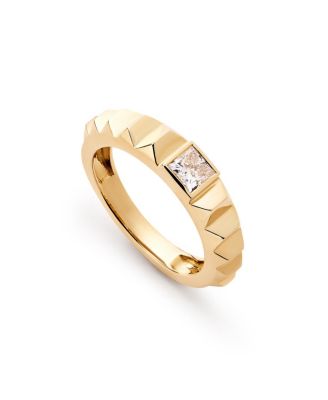Solid Yellow Gold Lab Grown Diamond Astrid Ring