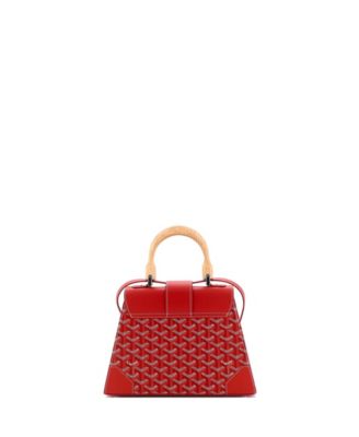  PM Saigon Top Handle Bag Coated Canvas with Leather