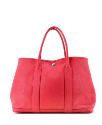 36 Garden Party Tote Leather