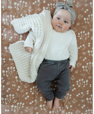 Unisex Waffle Knit Mini Blanket - Baby