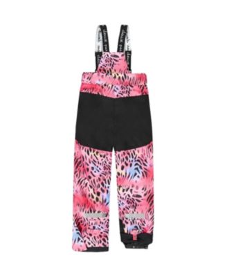  Girls' Two-Piece Leopard and Zebra Teknik Snowsuit - Big Kid