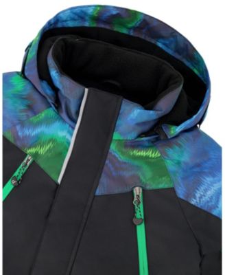 Boys' Two-Piece Play Snowsuit Colorblocked Jacket - Little Kid