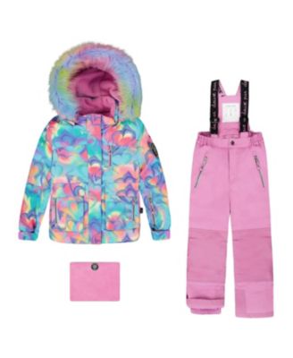 Girls' Two-Piece Play Heart Snowsuit - Big Kid