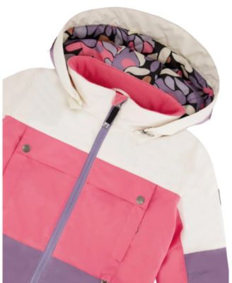 Girls' Two-Piece Retro Flower Teknik Snowsuit - Little Kid, Big Kid