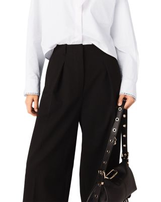 Double Pleated Palazzo Pants