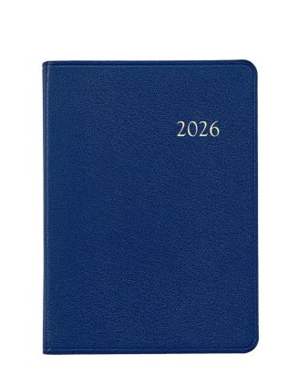  2026 Goatskin Leather Weekly Notebook