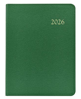  2026 Goatskin Leather Desk Diary