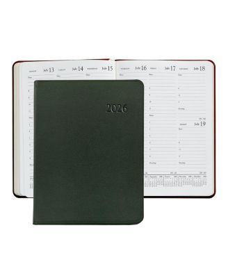  2026 Traditional Leather Desk Diary