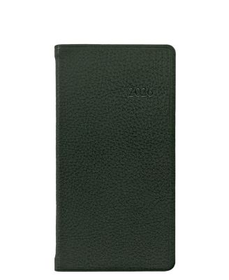  2026 Traditional Leather Pocket Datebook