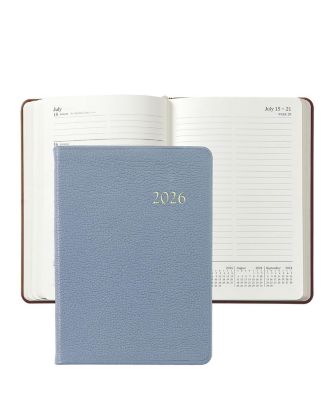  2026 Pebble Leather Weekly Notebook
