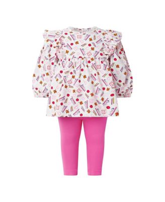  Girls' ABC Top & Leggings Set - Baby