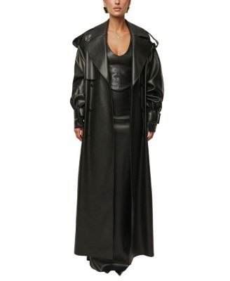  The Icon PU Leather Coat