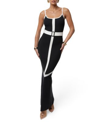  Belted Cami Maxi Dress