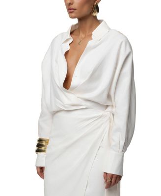  Skyline Wrap Midi Dress