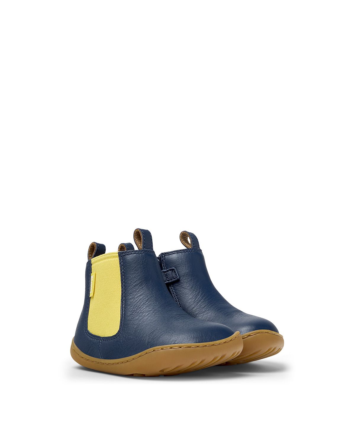 Camper Unisex First Walker Peu Cami Twins Leather Boots - Toddler