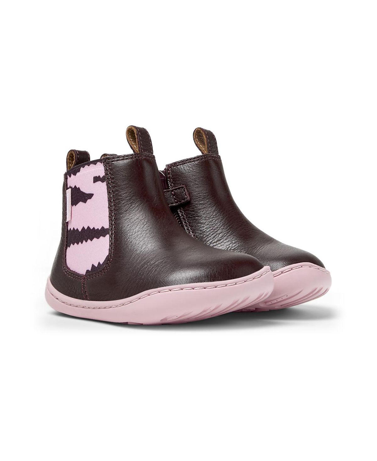 Camper Unisex First Walker Peu Cami Twins Leather Boots - Toddler