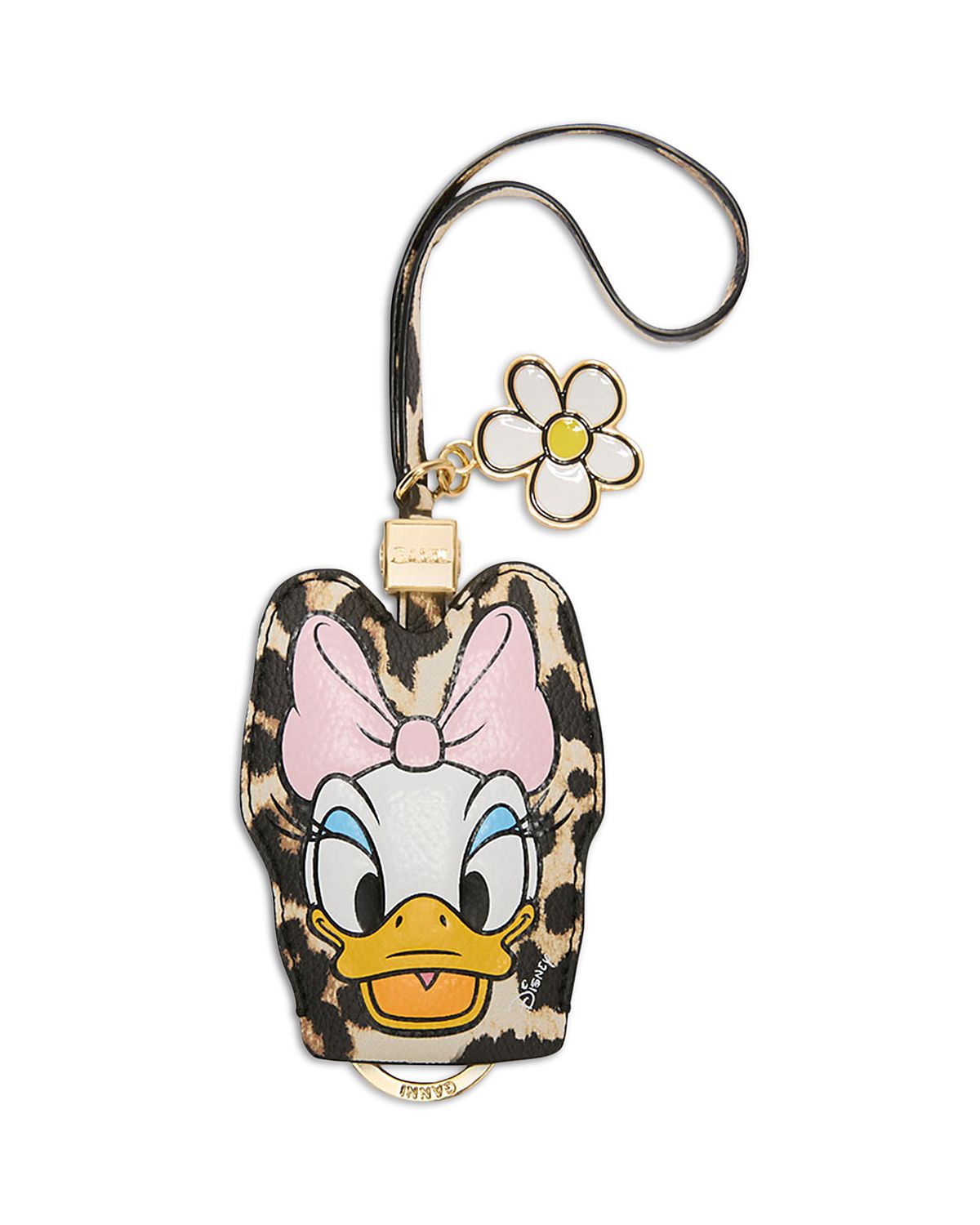 Ganni Daisy Duck Leopard Print Key Bell