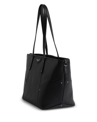 Z Leather Shopper Tote