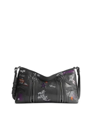 x Humberto Cruz Sunny Moody Vintage Patent Leather Shoulder Bag