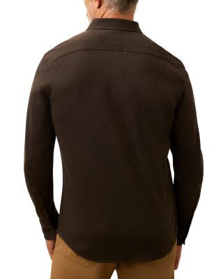 Coastline Knit Plaid Button Down Shirt 