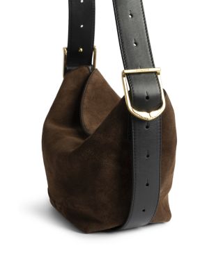 Baby Jane Suede Shoulder Bag