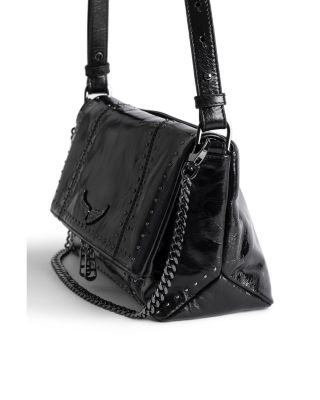 Rocky II Studded Vintage Patent Leather Clutch