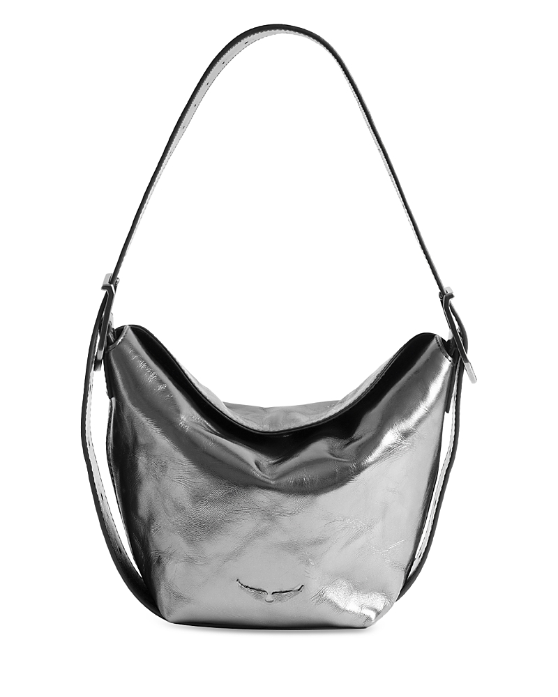 Zadig & Voltaire Baby Jane Vintage Metallic Leather Convertible Crossbody