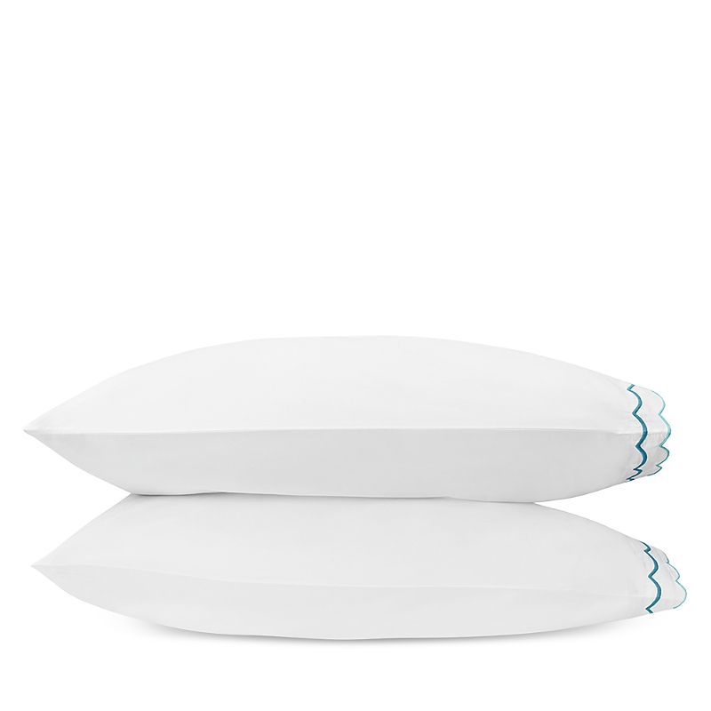 Matouk India King Pillowcase Pair In White