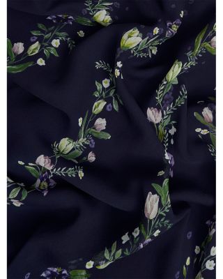 Petites Ros Silk Dress