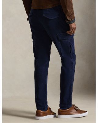 Slim Fit Stretch Corduroy Cargo Pants