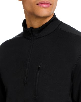 Overzip Mock Neck Sweatshirt