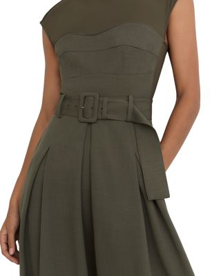 Petite Ava Belted Midi Dress
