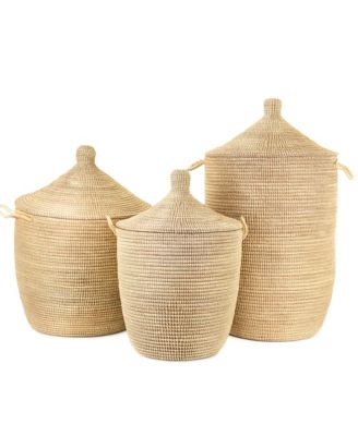 Dou Lid Storage Basket Monochrome Medium Storage