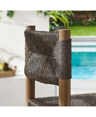 Parkland Outdoor Patio Rattan and Aluminum Bar Stools, Set of 2