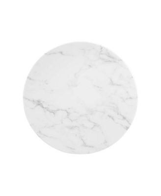 Lippa Round Artificial Marble Side Table
