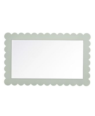 Emmeline Scalloped Rectangle Wall Mirror
