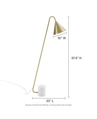 Ayla Marble Base Floor Lamp
