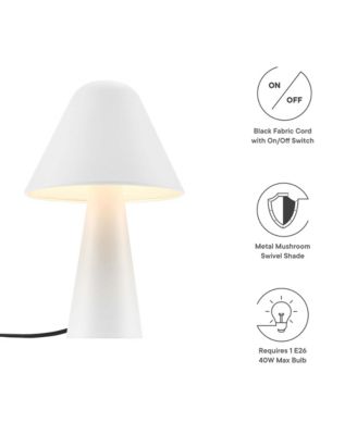Jovial Metal Mushroom Table Lamp