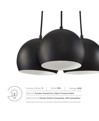 Chalice 3-Light Metal Pendant