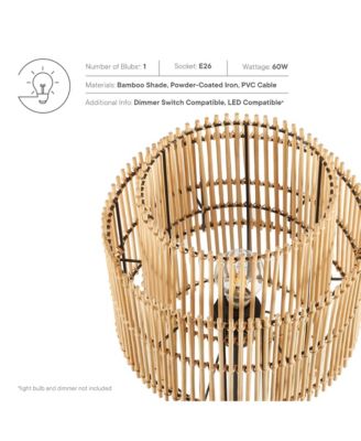  Nourish Bamboo Table Lamp