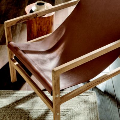 Sonora Leather Sling Chair
