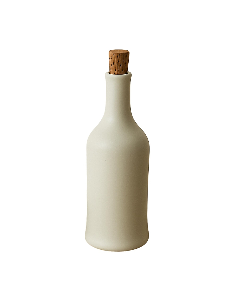 Gharyan Stoneware Brutto Olive Oil Dispenser In White