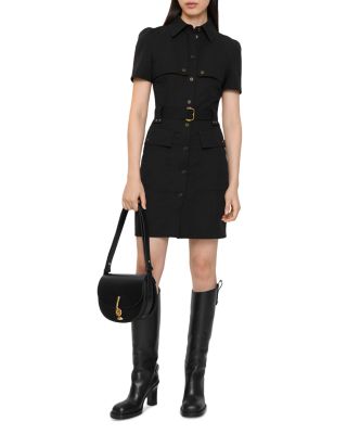 Bridget Trench Wool Dress