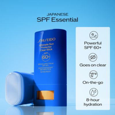Ultimate Sun Protector Clear Stick SPF 60+ Sunscreen Jumbo 2.1 oz.