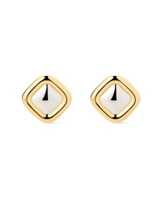  Clara Two Tone Stud Earring