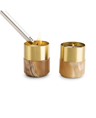  Brass Candle Holder, Set of 2