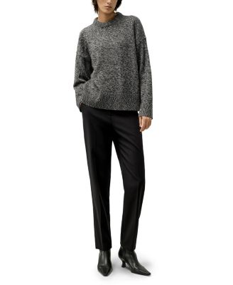  Oversized Crewneck Wool Cashmere Sweater