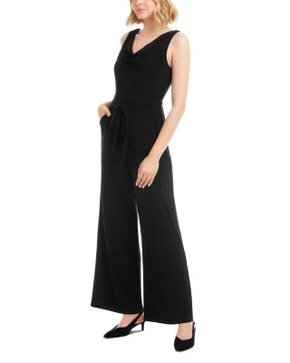 Camila Travel Jersey Sleeveless Cowl Neck Jumpsuit