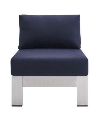 Shore Sunbrella  Fabric Outdoor Patio Aluminum, Set of 3